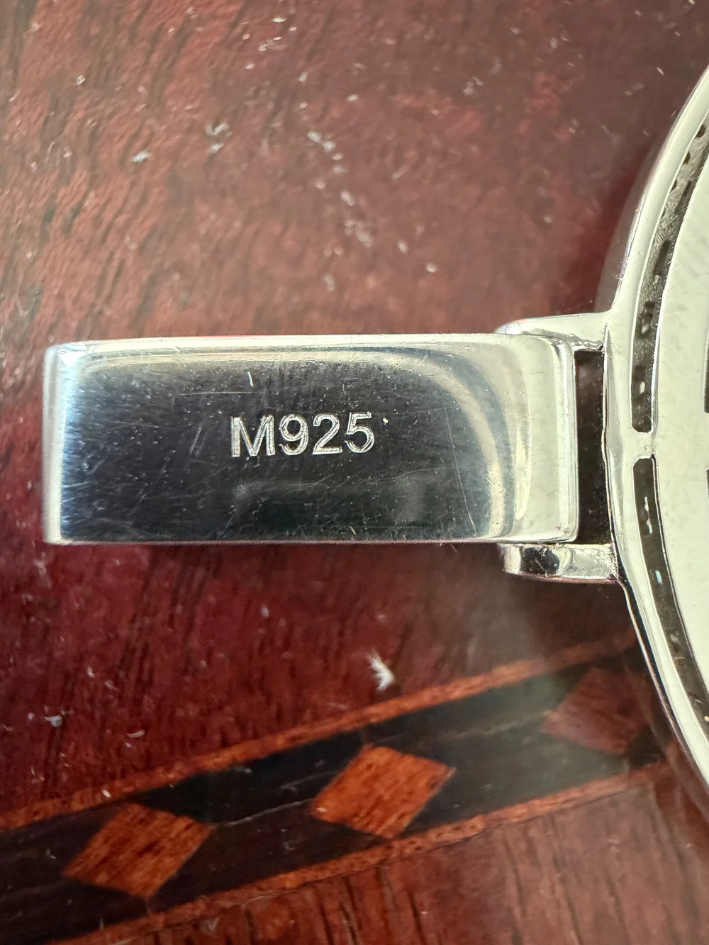 Sterling Silver M925 Money Clip - Polished Silver